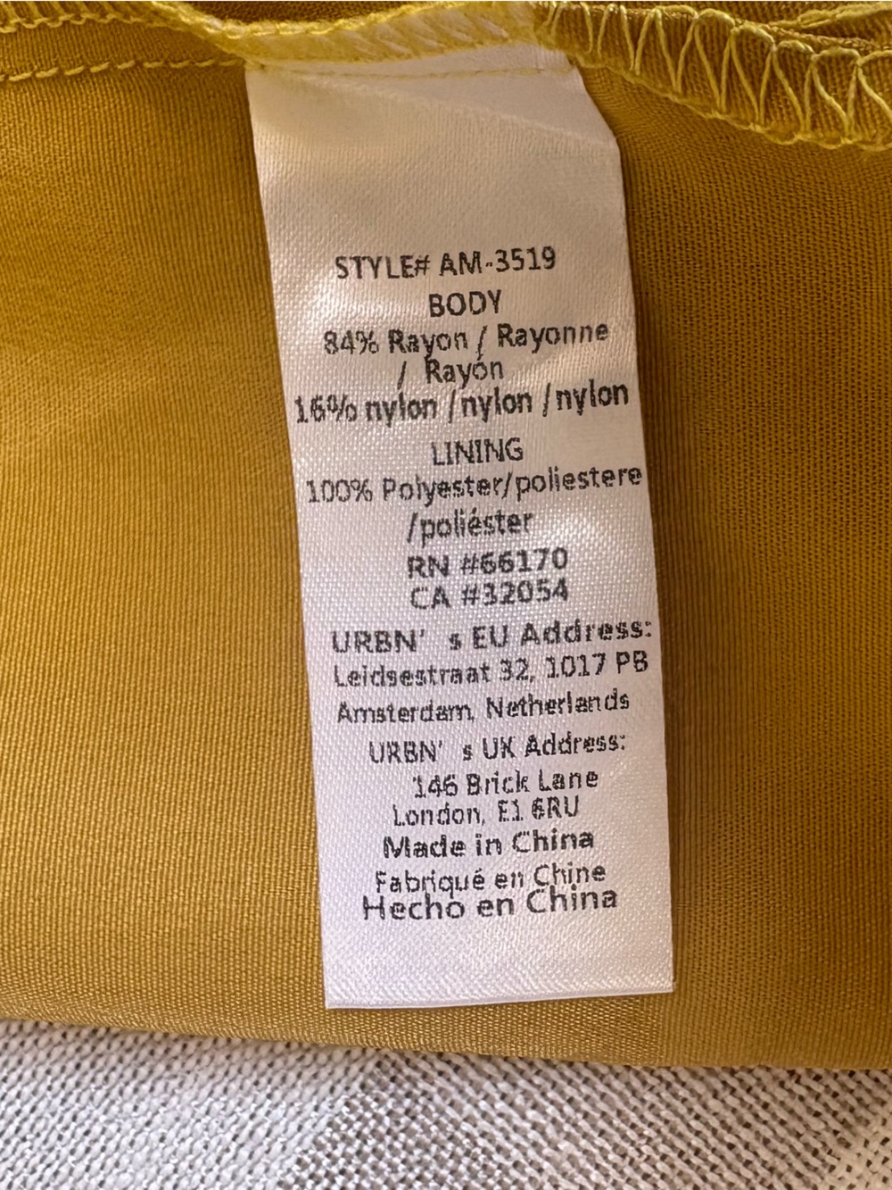 Anthropologie G.P.D. Embroidered Mustard Tie-Waist Ruffle Mini Skirt - Picture 9 of 9